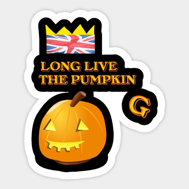 LONG LIVE THE PUMPKIN...G Sticker by GLOBAL SHIRTS